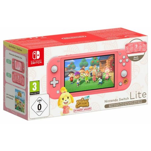 NINTENDO SWITCH LITE ANIMAL CROSSING: NEW HORIZONS ISABELLE ALOHA EDITION