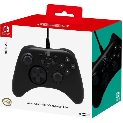 NINTENDO SWITCH HORIPAD WIRED CONTROLLER FEKETE