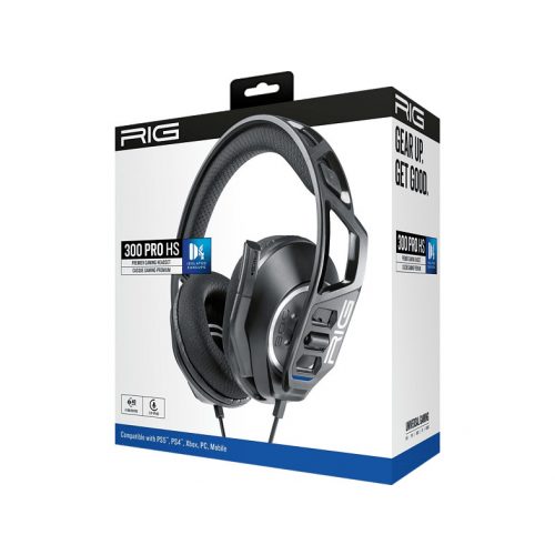 Nacon RIG 300 PRO HS Gaming Headset New- fekete (PS5)